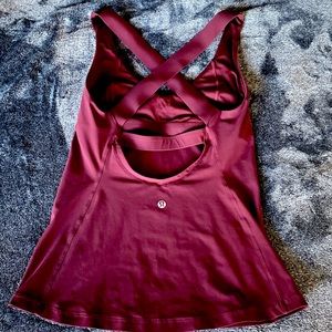 Maroon Lululemon top